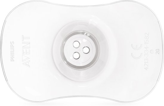 close up of a nipple shield seen from above